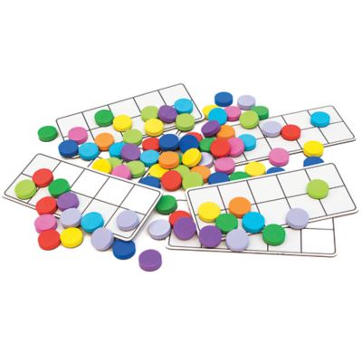 Image showing  Rainbow 10 Frames Magnetic Activities Learning Set