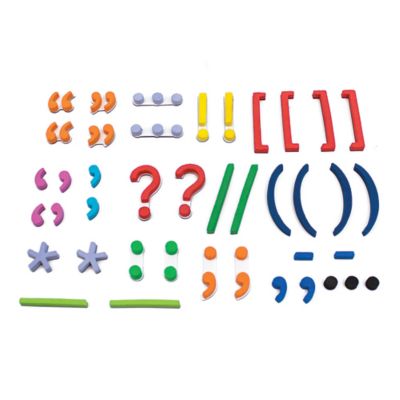 Image showing  Rainbow Punctuation Marks Magnetic Activities Learning Set