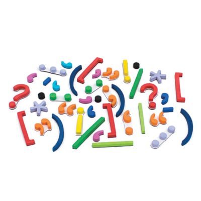 Image showing  Rainbow Punctuation Marks Magnetic Activities Learning Set