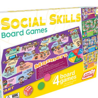 Junior Learning Social Skills Board Games: Emotional and Social Development for Ages 5+