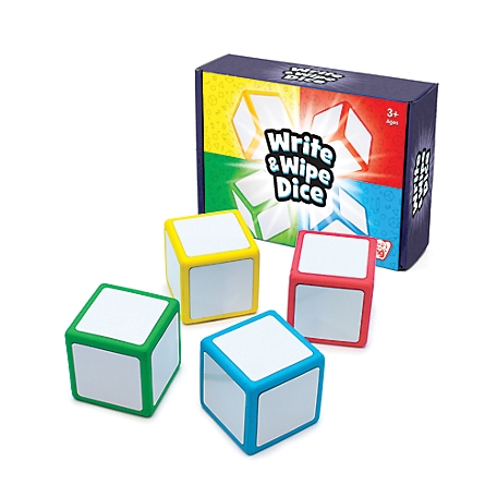 Junior Learning Write and Wipe Custom 6-Sided Dice