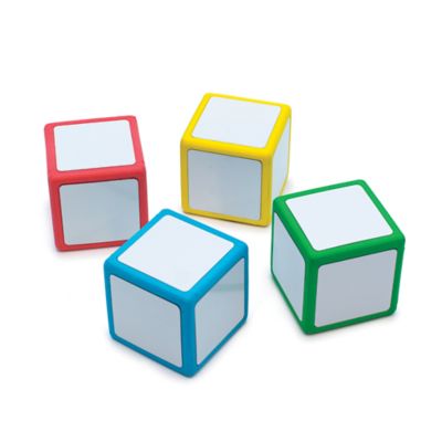 Image showing  Write and Wipe Custom 6-Sided Dice