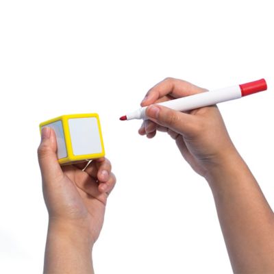 Image showing  Write and Wipe Custom 6-Sided Dice