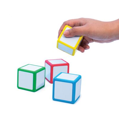 Image showing  Write and Wipe Custom 6-Sided Dice