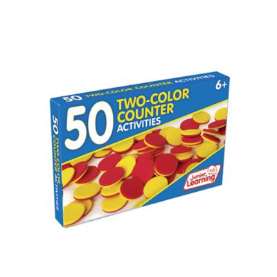 Junior Learning 50 2-Color Counter Educational Math Activity