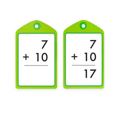 Image showing  168 pc. Addition Teach Me Tags Educational Flashcards