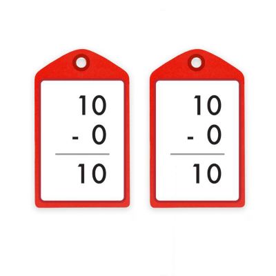 Image showing  168 pc. Subtraction Teach Me Tags Educational Flashcards