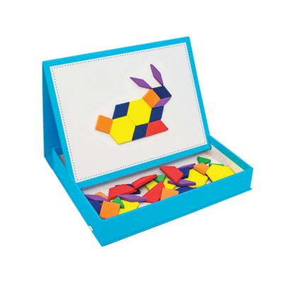 Image showing  Rainbow Pattern Blocks Magnetic Activities Learning Set