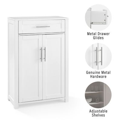 Image showing  Savannah Storage Cabinet, White