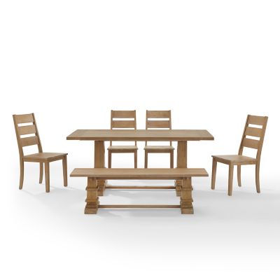 Image showing  6 pc. Joanna Dining Set with 4 Chairs and Bench