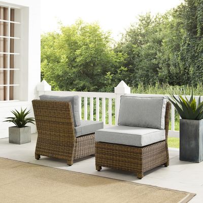 Image showing  2 pc. Bradenton Wicker Chair Set, Brown