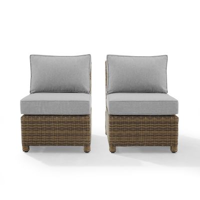 Image showing  2 pc. Bradenton Wicker Chair Set, Brown