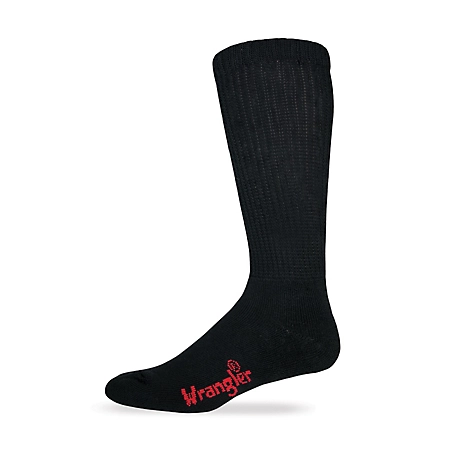 Wrangler Men's Western Boot Socks, Black, Large(Pack of 3) : :  Clothing, Shoes & Accessories