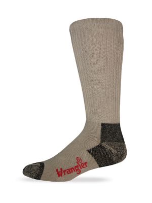 Wrangler Men's Non-Binding Boot Socks, 2-Pack Socks