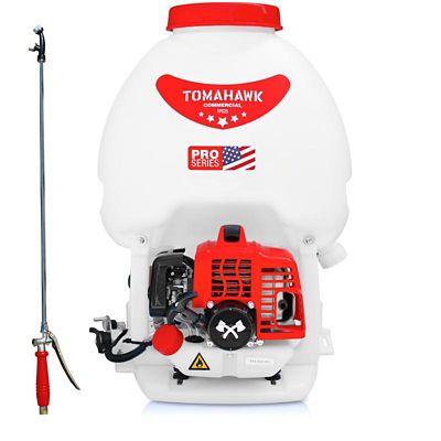 Tomahawk Power 5 gal. Gas-Powered Backpack Sprayer with Twin Tip Nozzle