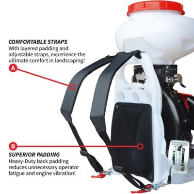 Image showing  4 gal. Gas-Powered Granular Backpack Broadcast Spreader