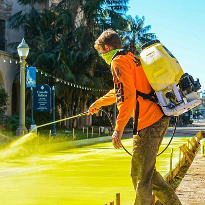Image showing  6.5 gal. Gas-Powered Backpack Concrete Sprayer