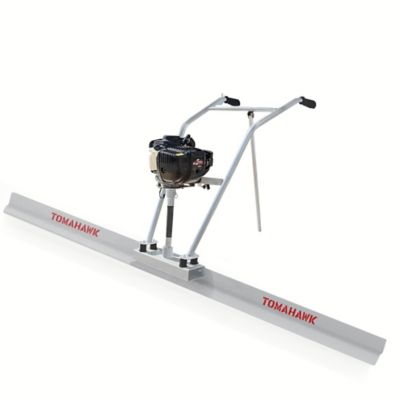 Tomahawk Power 8 ft. Aluminum Blade Board 37.7cc Gas Vibrating Concrete Power Screed Finishing Float Tool