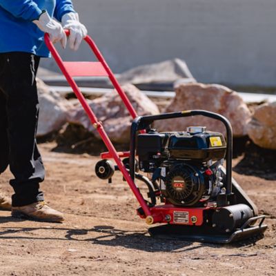 Image showing  5.5 HP Honda Vibratory Plate Compactor for Soil Compaction Tamper