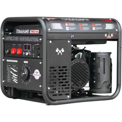 Image showing 6 th Tomahawk Power 210A Welder with 15 HP Gas-Powered Portable 2,000W Generator