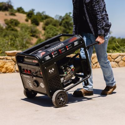 Image showing 7 th Tomahawk Power 210A Welder with 15 HP Gas-Powered Portable 2,000W Generator