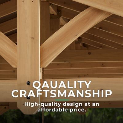 Image showing 6 th Yardistry 10 ft. x 10 ft. Meridian Pavilion