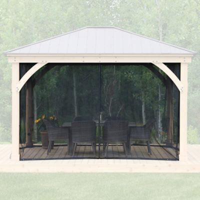 Image showing  Mosquito Netting for Meridian Gazebos, 12 ft. x 14 ft.