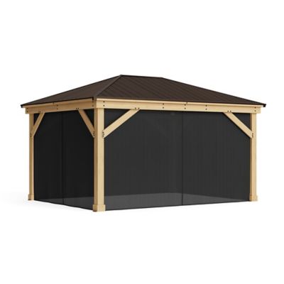 Yardistry Mosquito Netting for Meridian Gazebos, 12 ft. x 16 ft.