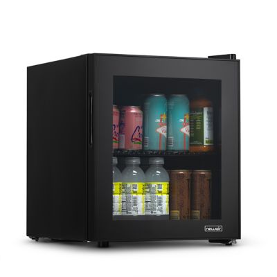 NewAir 1.6 cu. ft. 60-Can Freestanding Mini Fridge with Glass Door