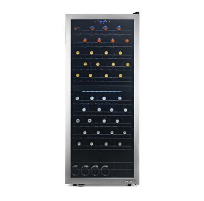 Image showing 2 th NewAir 9.71 cu. ft. 98-Bottle Freestanding Dual Zone Compressor Wine Fridge