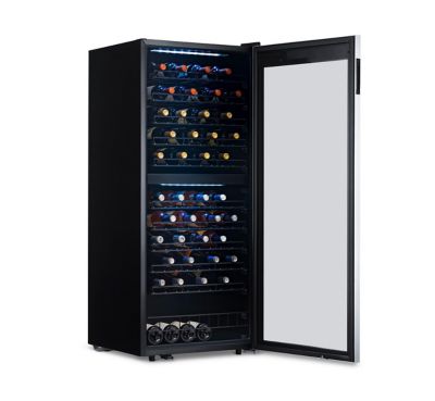 Image showing 4 th NewAir 9.71 cu. ft. 98-Bottle Freestanding Dual Zone Compressor Wine Fridge