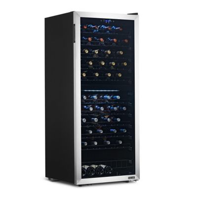 Image showing 8 th NewAir 9.71 cu. ft. 98-Bottle Freestanding Dual Zone Compressor Wine Fridge