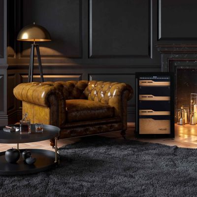 Image showing  840 ct. Electric Cigar Humidor, Built-in Humidification System with Heating and Cooling Function,LED Lighting