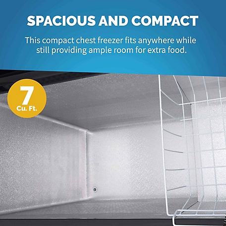 Newair 7 Cu. Ft. Mini Deep Chest Freezer and Refrigerator in