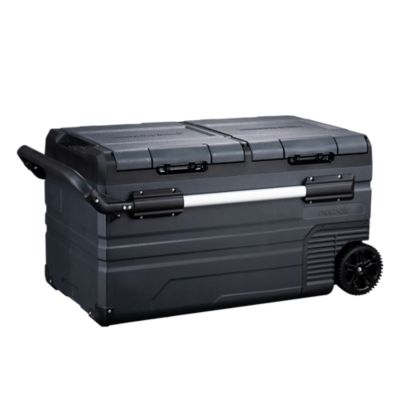 NewAir 80 qt. Hard-Sided 12V/24VDC Portable Electric Car Camping Cooler with 3 Battery Protection Modes