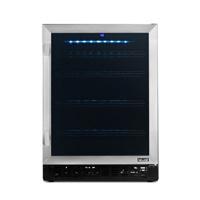 Image showing 7 th NewAir FlipShelf 24 in. 179 Can or 49 Bottle, Built-in or Freestanding Wine and Beverage Fridge