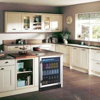 Image showing 15 th NewAir FlipShelf 24 in. 179 Can or 49 Bottle, Built-in or Freestanding Wine and Beverage Fridge