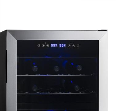 Image showing  4.17 cu. ft. 43-Bottle Freestanding Dual Zone Wine Fridge