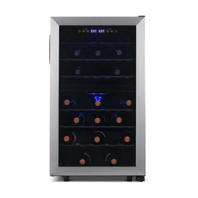 Image showing 6 th NewAir 4.17 cu. ft. 43-Bottle Freestanding Dual Zone Wine Fridge