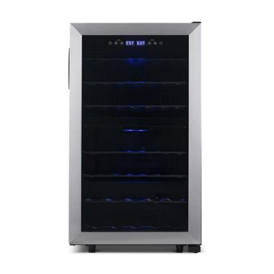 Image showing 8 th NewAir 4.17 cu. ft. 43-Bottle Freestanding Dual Zone Wine Fridge