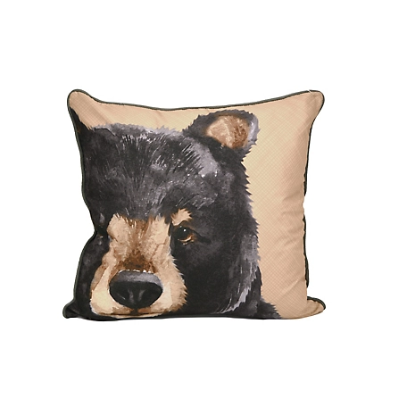 Donna Sharp Canoe Trip Bear Decorative Pillow