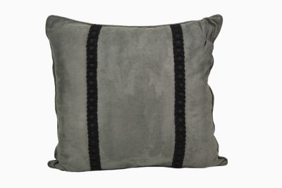 Donna Sharp Canoe Trip Grey Decorative Pillow