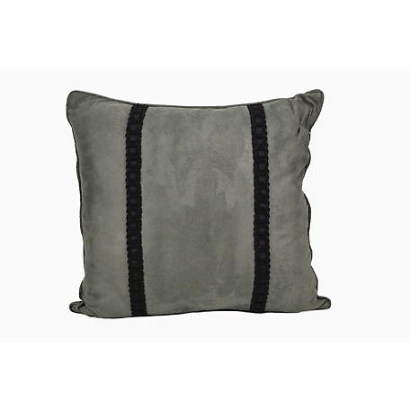 Donna Sharp Canoe Trip Grey Decorative Pillow