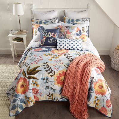 Image showing  Coral Crush Patch Decorative Pillow