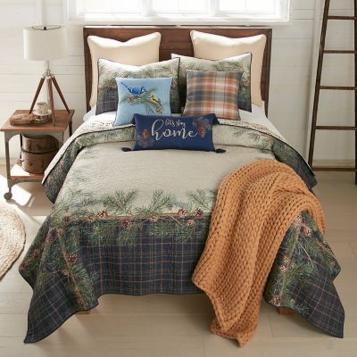 Donna Sharp Pine Boughs Quilt Set, 3 pc.