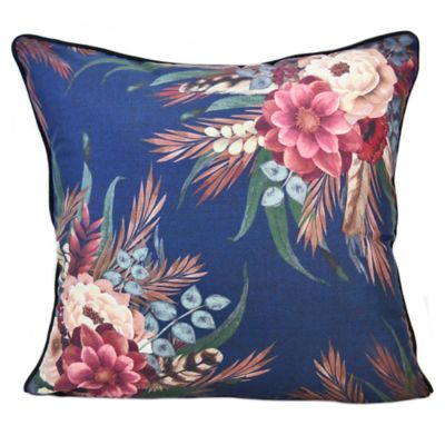 Donna Sharp Indoor Tartan Floral Decorative Throw Pillow