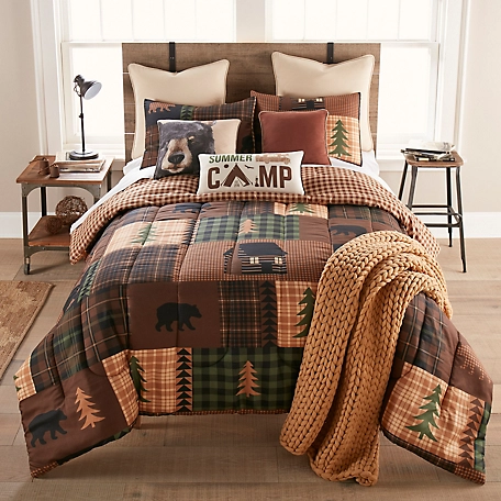 Donna Sharp Brown Bear Comforter Set, 3 pc.