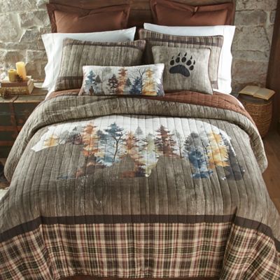 Image showing  Bear Mirage Trees Decorative Pillow