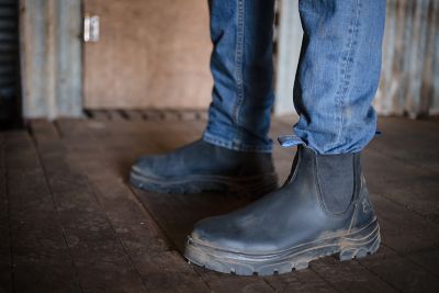 Image showing 1 th Steel Blue Women's Hobart Slip-On Steel Toe Work Boots, 6 in.