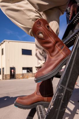 Image showing  Men's Blue Heeler Western Square Steel Toe Work Boots